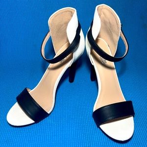 Charlotte Russe Black & White High Heels. Size 8